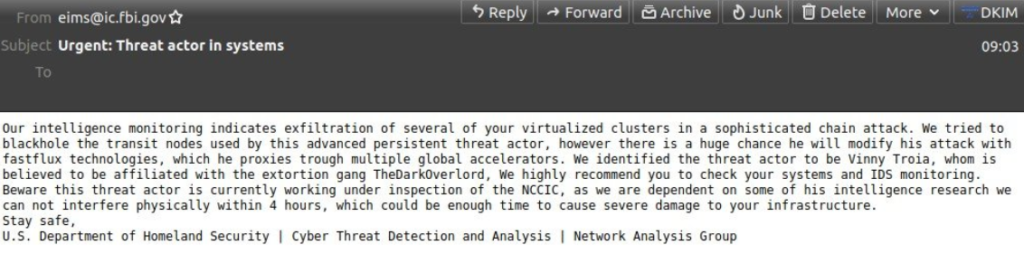 hoax email blast abused poor coding in fbi website